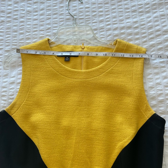 NWOT Women’s Yellow Black Sleeveless Buchanan Kang Dress - Sz 12 - Picture 13 of 16